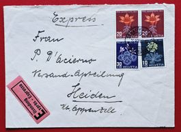 PRO JUVENTUTE 122 123 124 SCHAFFHAUSEN EXPRESS HEIDEN 1947