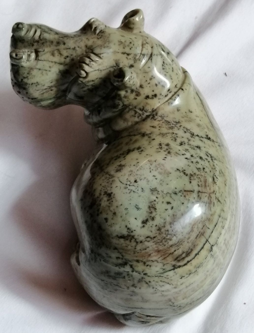 Sculture & Statue: Nilpferd sehr schönes  Nilpferd / Speckstein – Usato da Oberriet SG venduto da Atir47 1