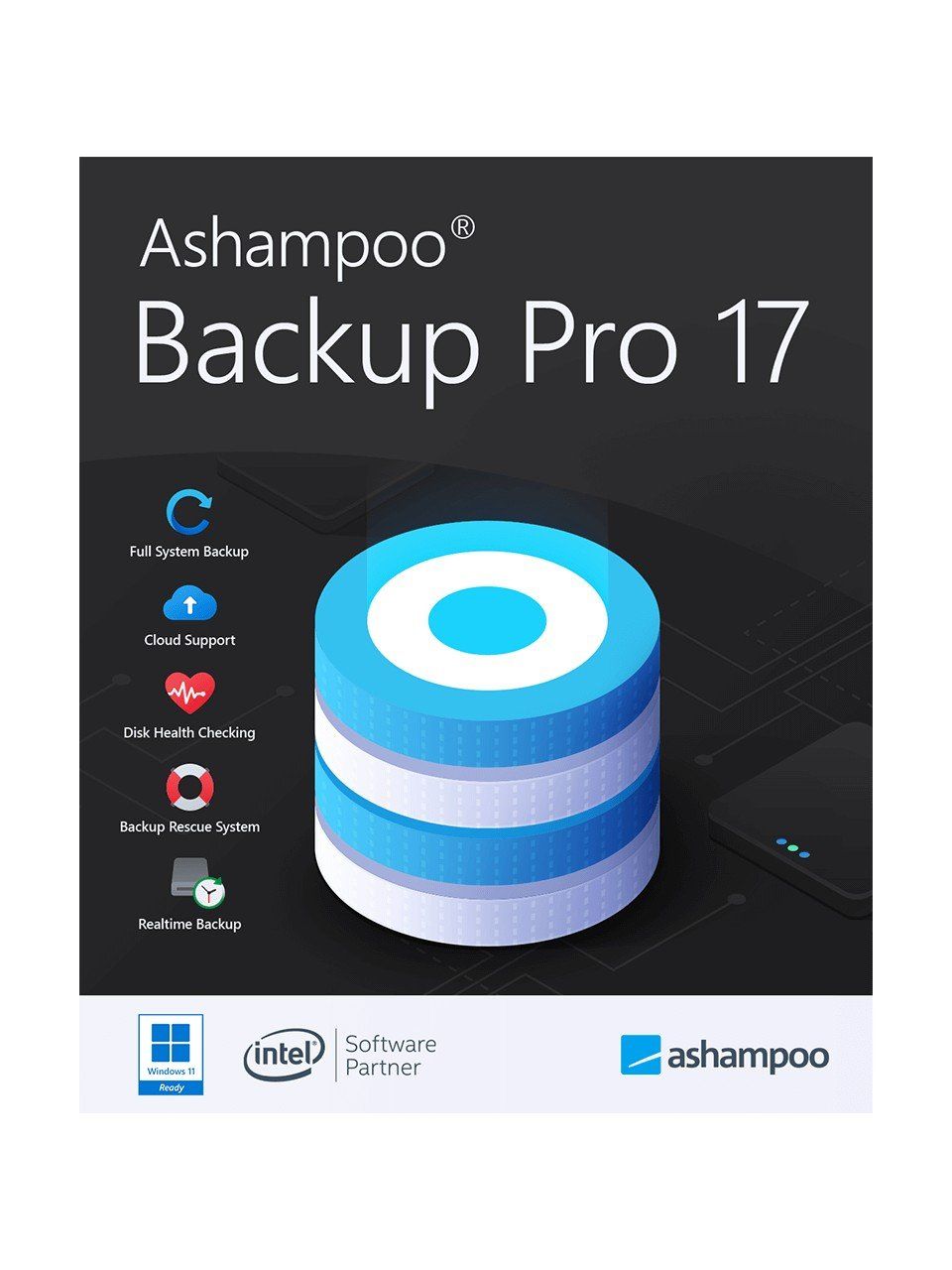 Software: Ashampoo Backup Pro 17 -Windows-Lifetime – Usato da Langenthal venduto da Peaceful