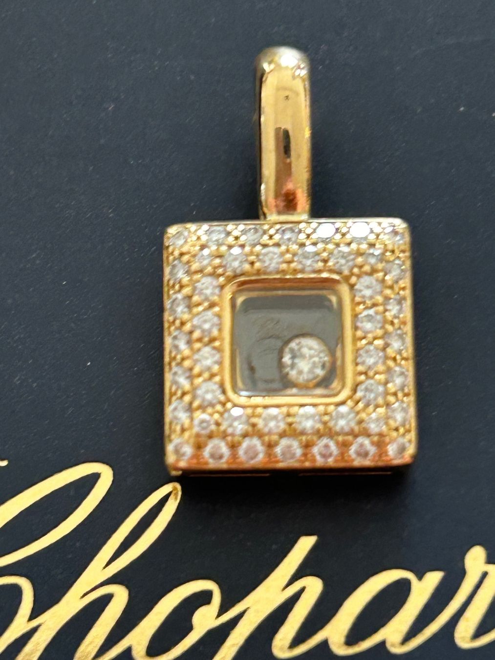 Chopard Ciondoli: CHOPARD CARRE HAPPY DIAMOND – Usato da Roggwil BE venduto da Viking72 7