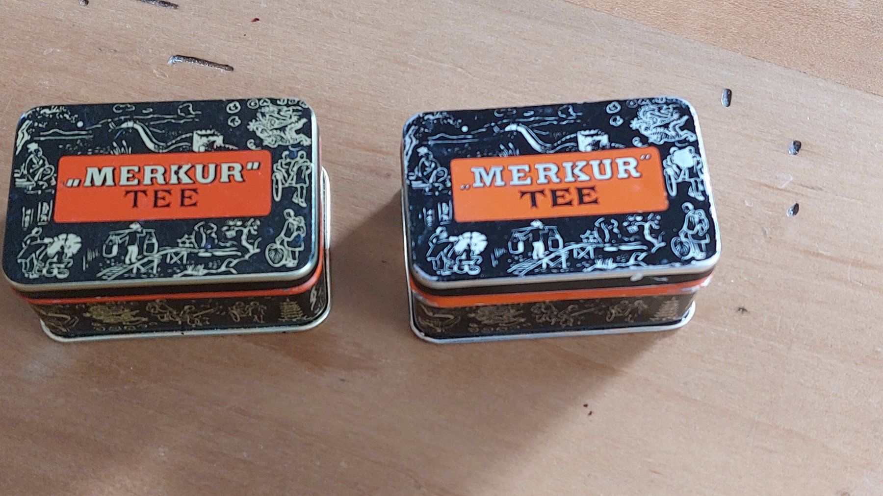 Toutes les décorations: Blechdose Merkurtee – D'occasion à Oberdiessbach par wasserfreak