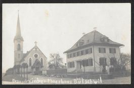 Bütschwil Evangelische Kirche und Pfarrhaus