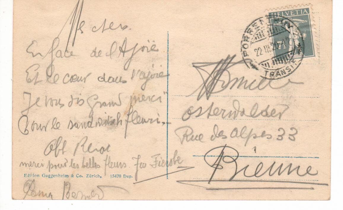 Cartes postales: Porrentruy 1920 – D'occasion à Wolhusen par Curver9 1