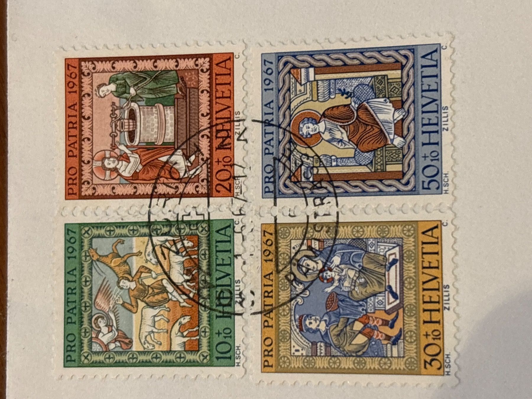 Tutti i francobolli: Seltene Pro Patria 1967 gestempelt Briefmarken – Usato da Zürich venduto da engebrunau 2
