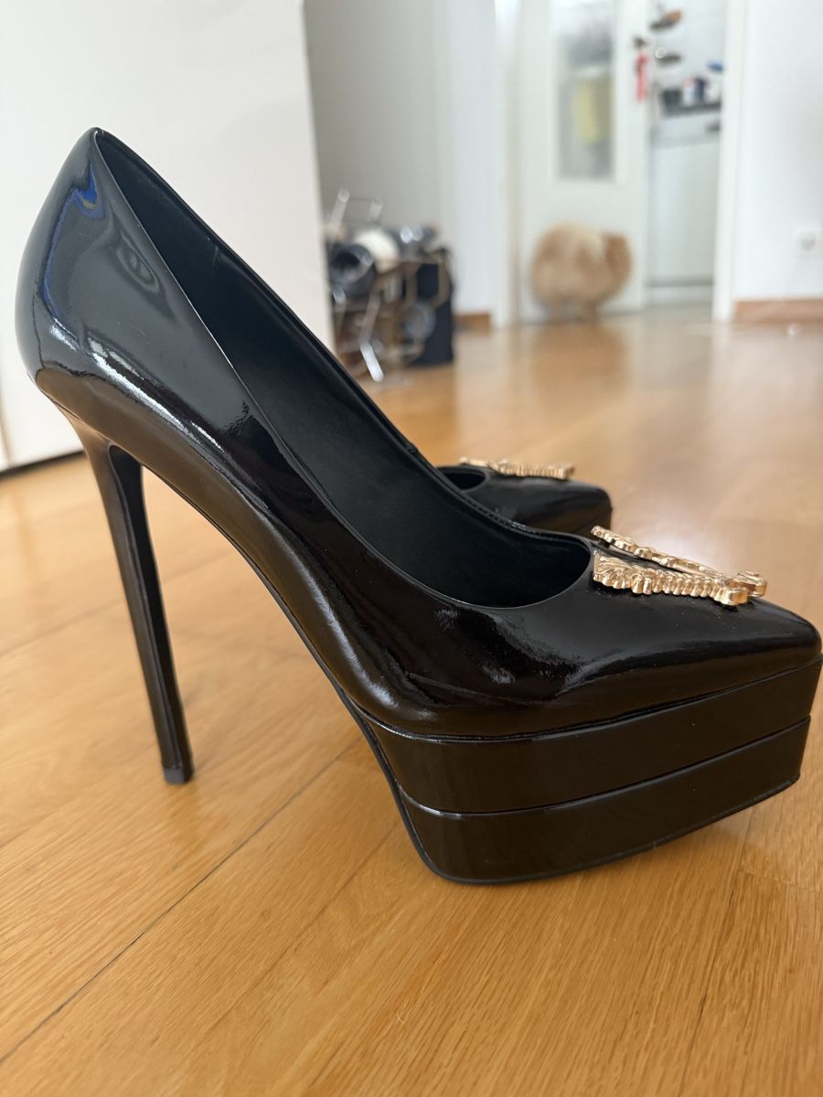 Versace Scarpe da uomo: Black Versace Platform Pumps, Size 37, New Condition! – Nuovo (secondo la descrizione) da Erlenbach ZH venduto da Kristina1985 3