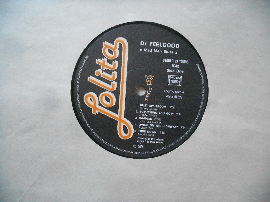 Dischi in vinile: Dr. FEELGOOD  -  MAD MAN BLUES – Usato da Bex venduto da Giorgiob 2