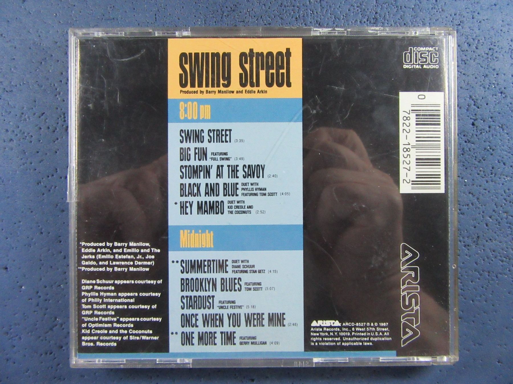 CD: BARRY MANILOW CD " SWING STREET " – Usato da Ettingen venduto da Hausi4711 1