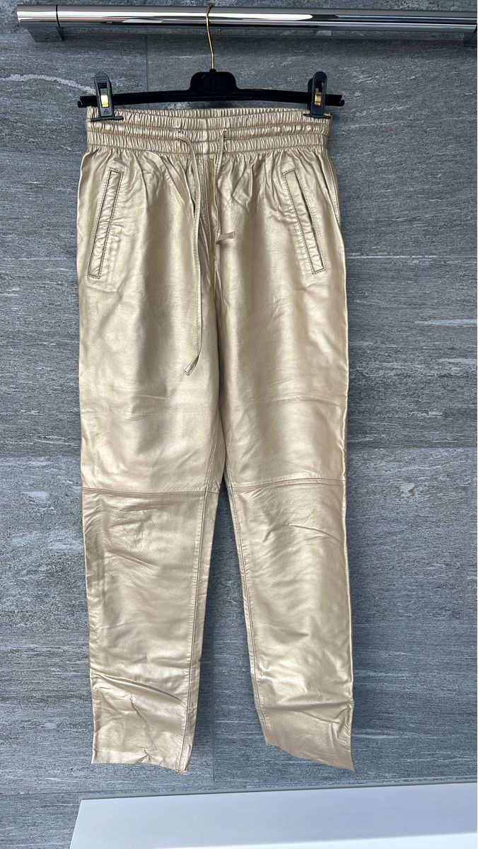 Pantaloni: Leder Oakwood Jogginghose gold  S – Usato da Luzern venduto da TIsabel