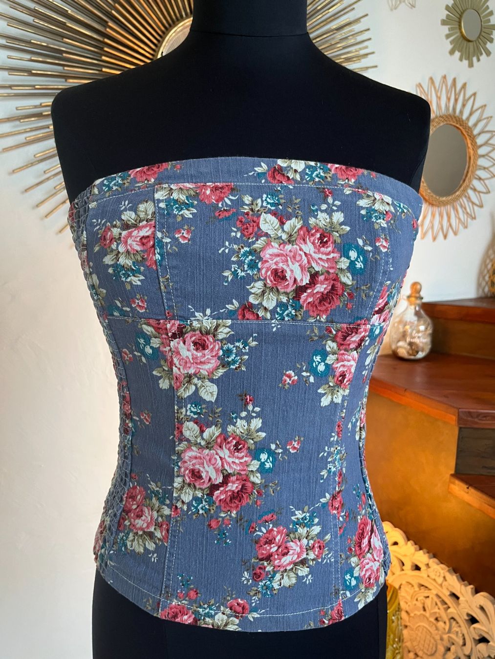 Tops: Bustier LES ROSES S – Gebraucht aus Seiry von vanille08