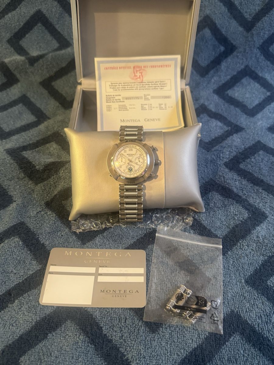 Orologi da terra & Orologi da parete: Montega chronograph – Usato da Buchs SG venduto da Correia017 4