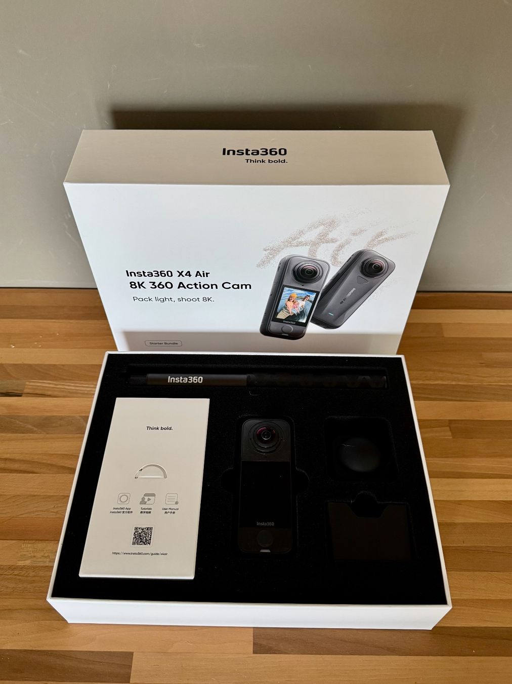 Insta360 Action Cam: Insta360 X4 Air & Mini Remote & Ladegerät - neuwertig – Usato da Belmont-sur-Lausanne venduto da affecoco