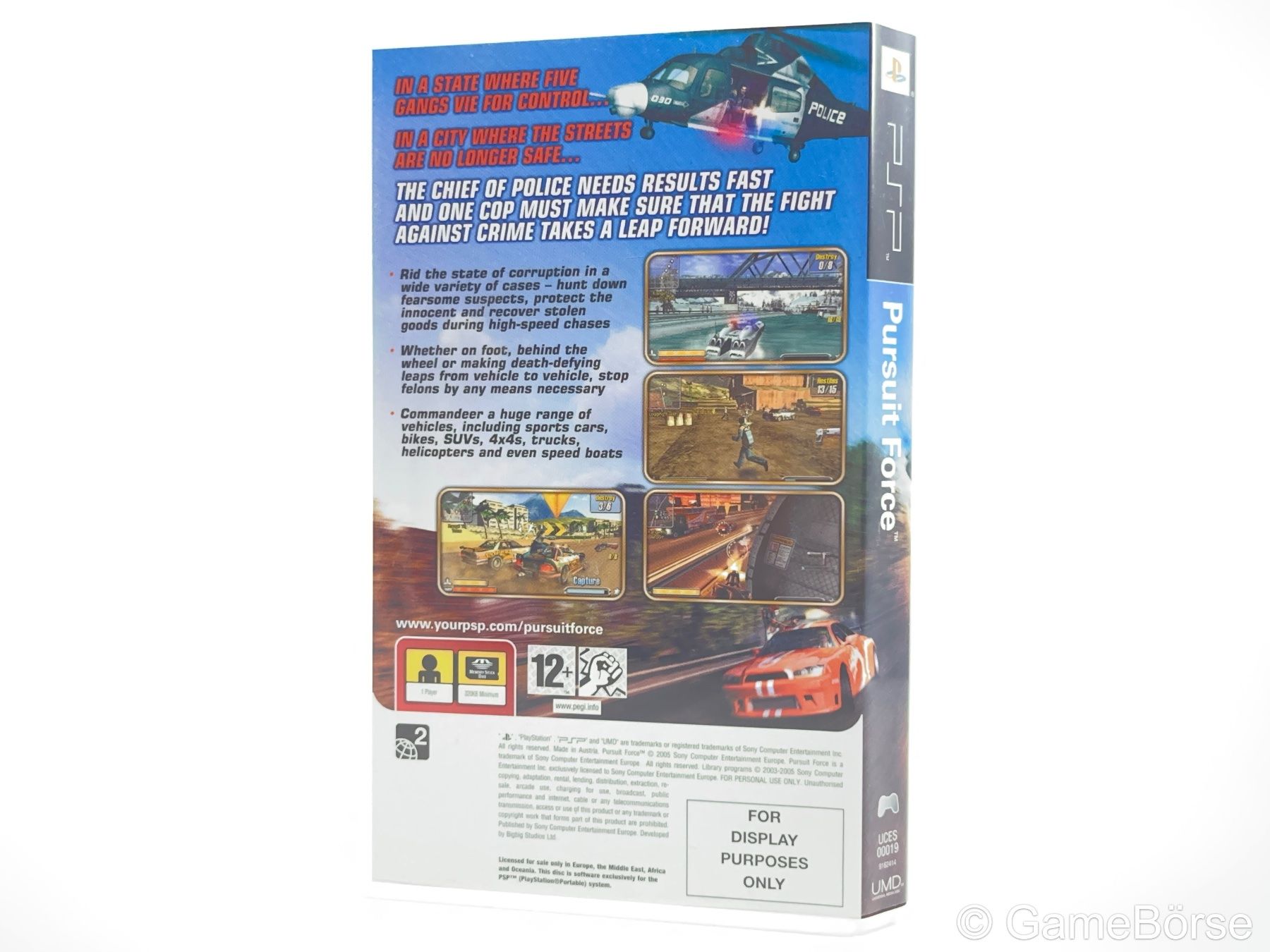 Sony Giochi: PSP Pursuit Force – Usato da Stettfurt venduto da GameBoerse 1
