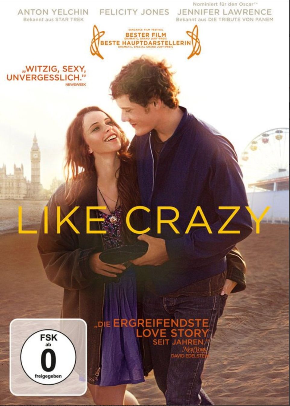 Tutti i DVDs: Like Crazy (2011) u. a. mit Jennifer Lawrence – Usato da Brunnen venduto da Barfly5