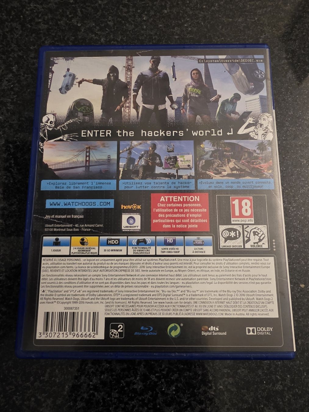 Giochi: Watch Dogs 2 PS4 – Usato da Chavornay venduto da Crash37 1