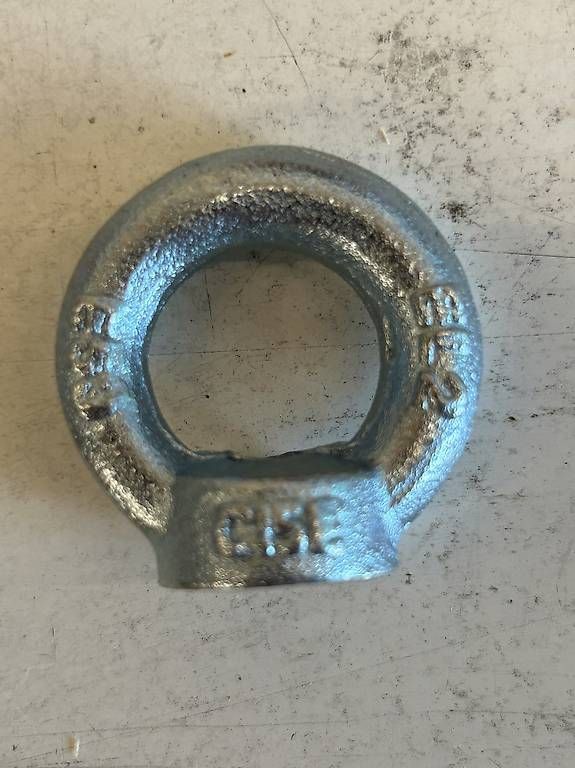 Eisenwaren: 42 Stück Ringmuttern M8 Stahl Verzinkt – Gebraucht aus Basel von gentinetta 2
