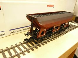 MÄRKLIN 58292 DREHSCHIEBER SEITENENTLADEWAGEN MIT OVP
