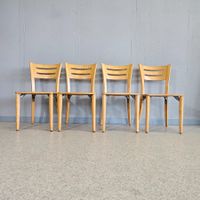 4x Dietiker Designklassiker Beizenstühle Dining Chair Set 1/