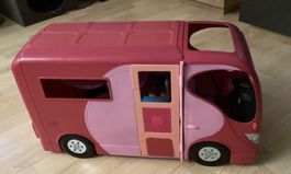 Mattel Barbie-Camper Wohnmobil Bus mit Ken Puppe + Zubehör