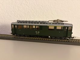 Bemo H0m Bernina Triebwagen ABe 4/4 Analog grün 33