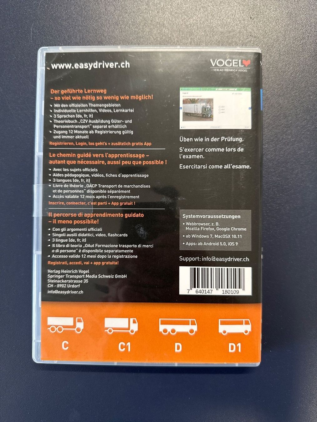 Software: Fahrschule Lernsoftware CZV neu – Nuovo e nell'imballaggio originale da Affoltern am Albis venduto da chreche 1