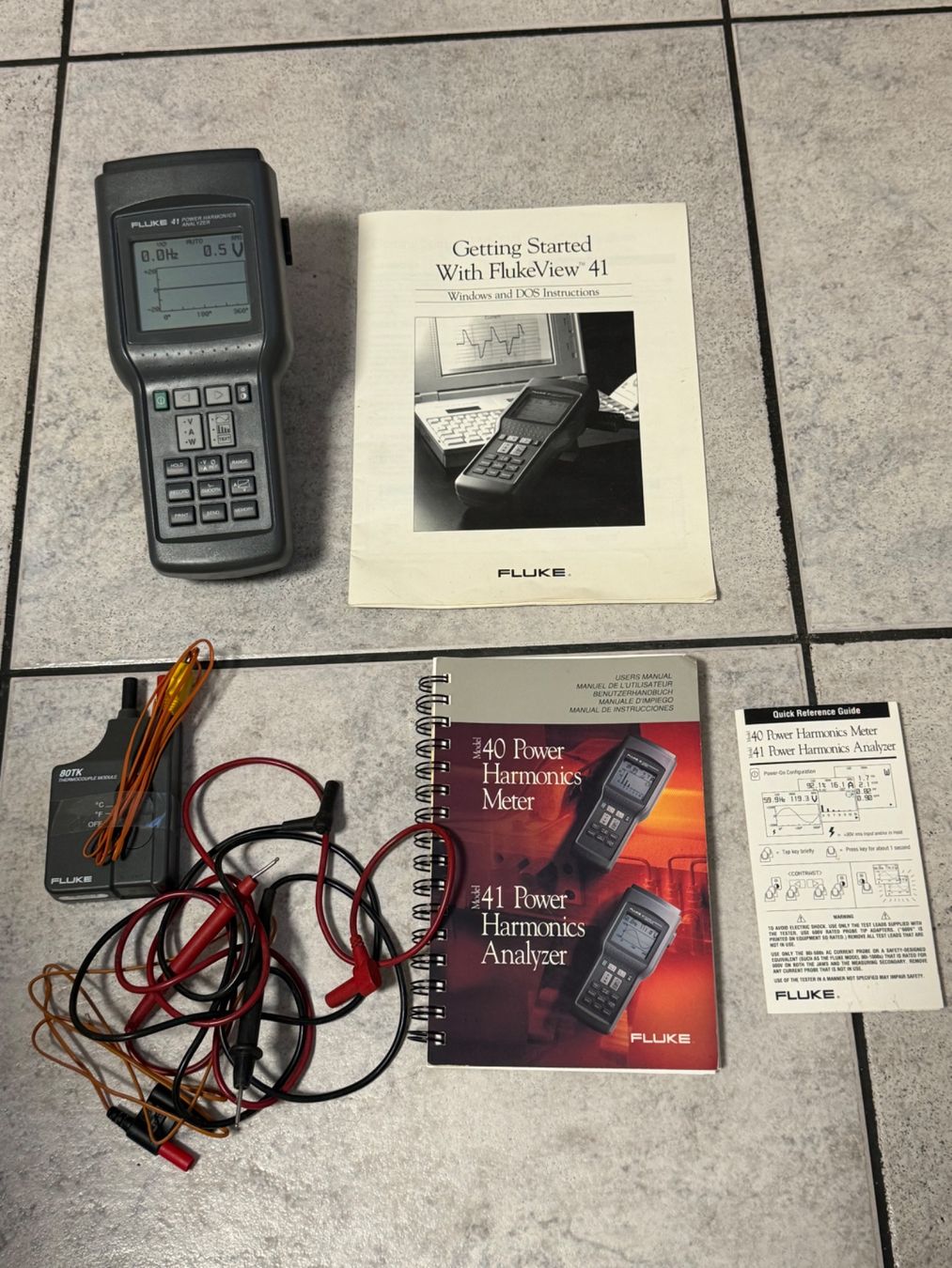 Fluke Misurare: Fluke 41 Power Harmonics Analyzer – Usato da Kaiseraugst venduto da Drasa