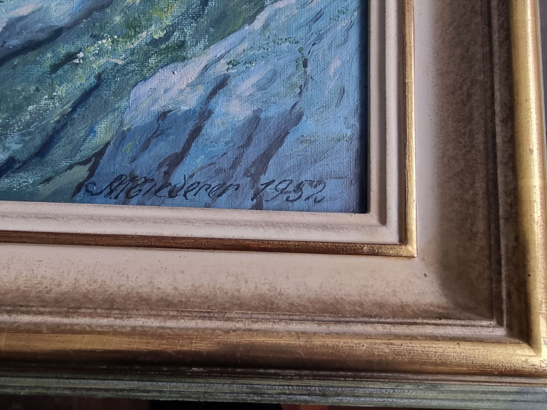 Gemälde: A.NIEDERER  GEMÄLDE SIGNIERT OEL/LEINWAND MIT RAHMEN – Gebraucht aus Gersau von grafik-kunst 5
