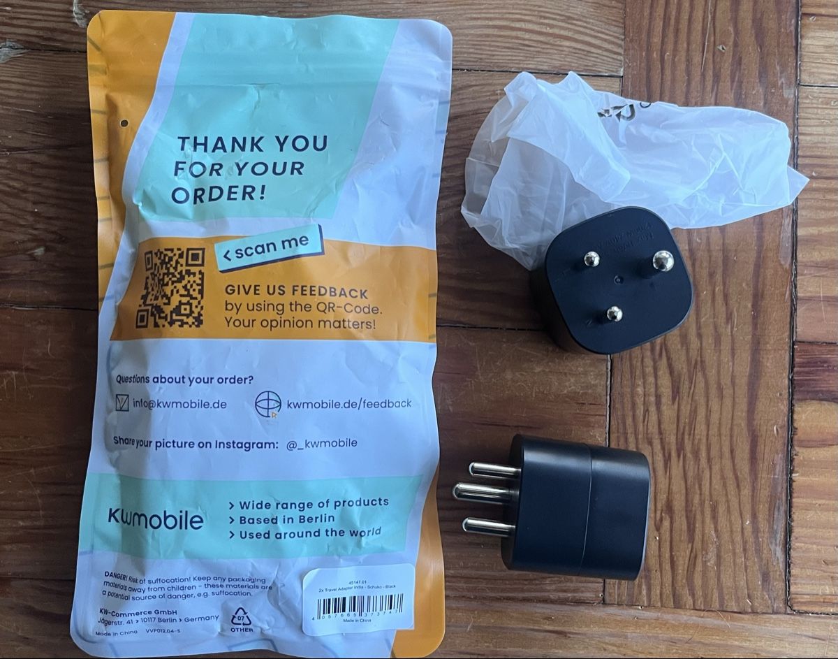 Unità & Adattatore: Steckdosen Adapter Indien 2 Stück – Nuovo (secondo la descrizione) da Zürich venduto da jas_lk8w 1