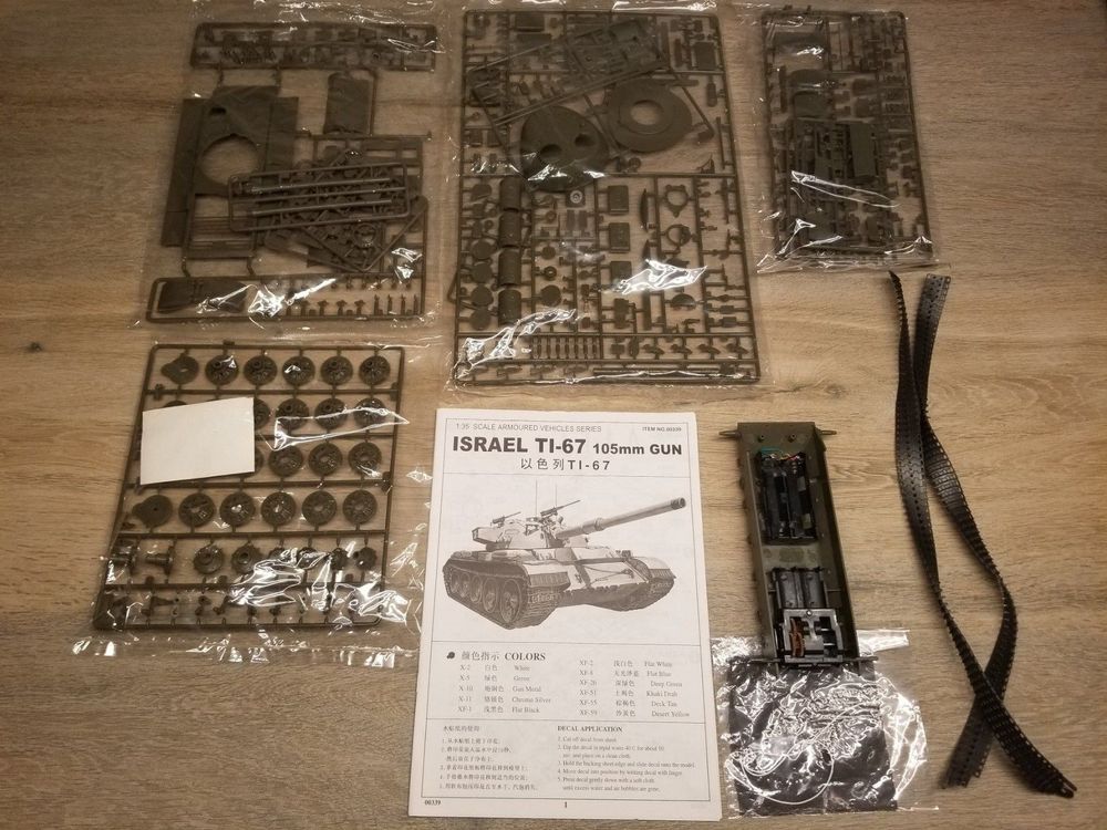 Trumpeter 00339 1/35 Mô Hình Xe Tăng Israeli Army Ti-67
