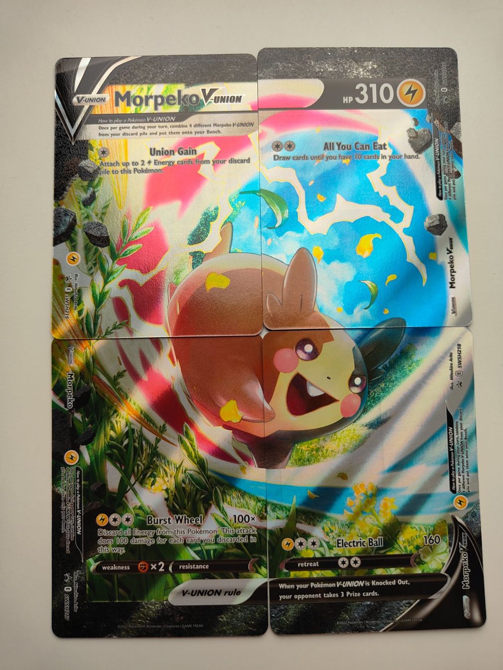 Pokémon Carte collezionabili: Pokemon Morpeko V Union Full Art – Usato da Thalwil venduto da FigurenFreunde