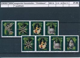 2004 "Christbaum - Schmuck", Zusammendrucke, ** postfrisch