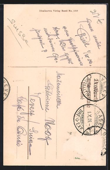 Cartoline postali: Basel, Münster, Rathaus, Johanniterbr – Usato da Berlin venduto da bartko-reher 1