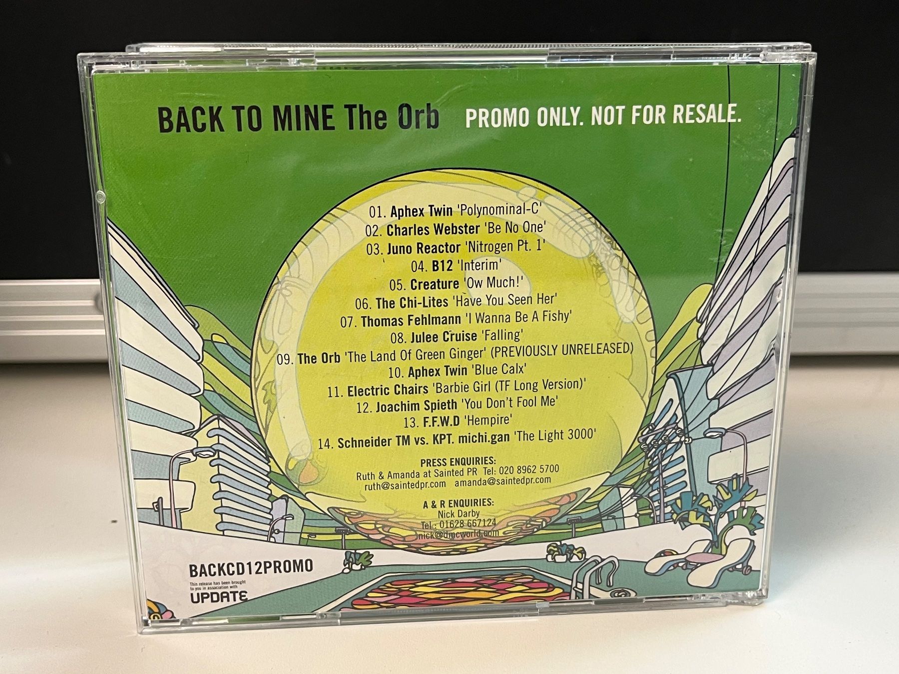CDs: The Orb - Back to Mine - Promo - HJ32B – D'occasion à Küsnacht ZH par Jazztilldawn 1