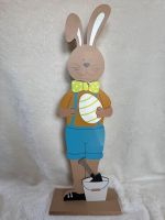 Süsser Osterhase aus Holz, Osterdeko von Livarno, 56 cm
