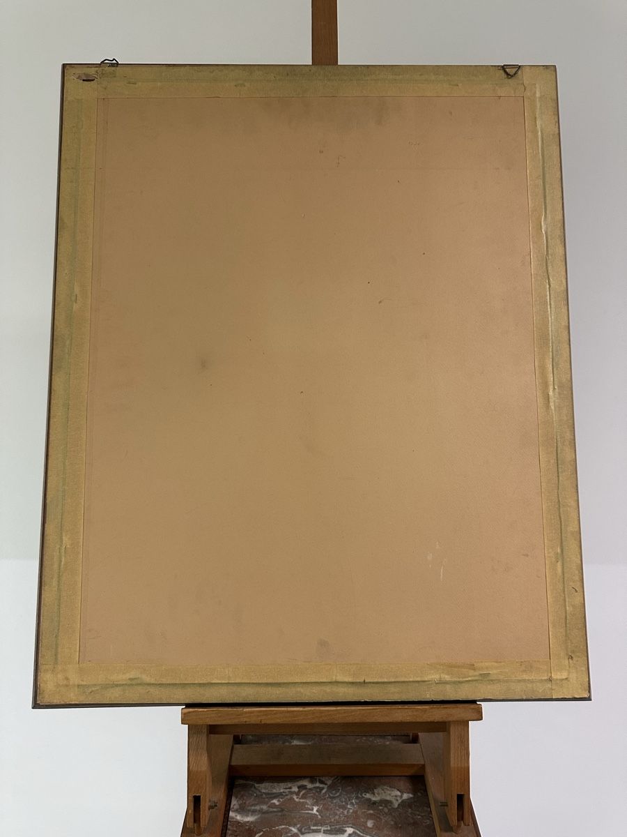 Dipinti: Portrait sanguine, monogramme EM 1918. – Usato da Genève venduto da Tom6 4