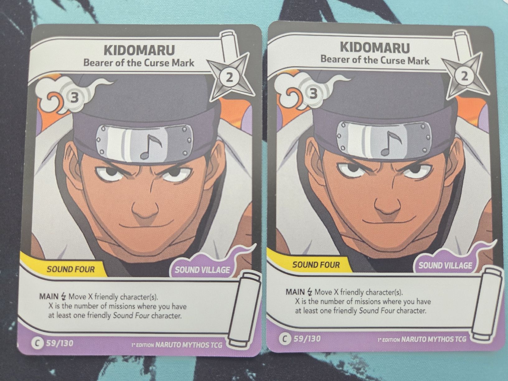Sammelbilder & Trading cards: 2x Naruto Mythos TCG - Kidomaru EN – Neu (gemäss Beschreibung) aus Safnern von wil_z6qf