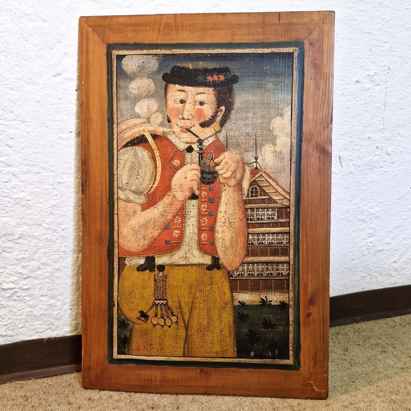 Dipinti: " Appenzeller "  Oel gemalt auf Holz – Usato da Zürich venduto da maximus46