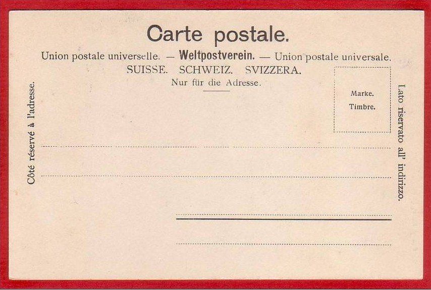 Ansichtskarten: BAAR, LICHTDRUCK 1900/05 – Gebraucht aus Grüningen von Kartenlaube 1