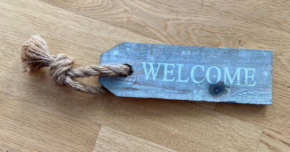 Welcome-Schild (Gebraucht) in Herisau für CHF 5.5 – mit Lieferung auf ...