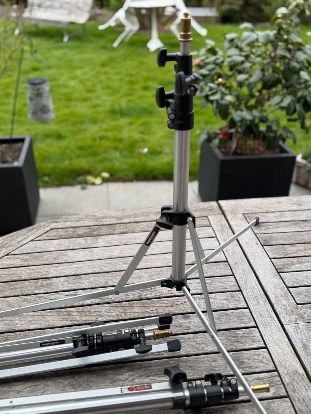 Manfrotto Stative & Köpfe: Lampenstativ für Blitz, 3-teilig – Gebraucht aus Lenzburg von Zitoun62 1