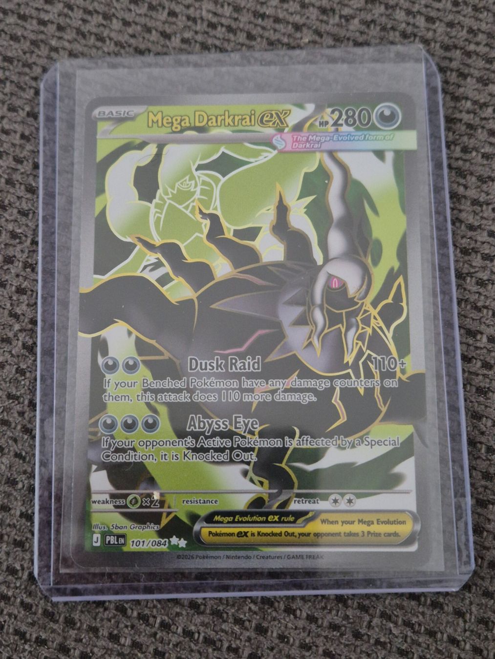 Cartoline: Pokemon Mega Darkrai EX PBL 101/084 EN – Nuovo (secondo la descrizione) da Oberdorf BL venduto da RaDeluxe7