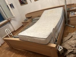 doppelbett eiche hell