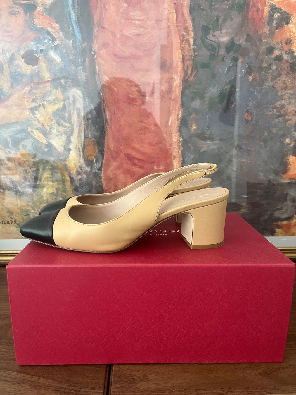Scarpe da donna: Scarosso Miranda Nude Edit Slingback Pumps – Usato da Grand-Lancy venduto da Edicuni 5