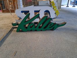 Leuchtbuchstaben Kaller Unikat 50er Jahre