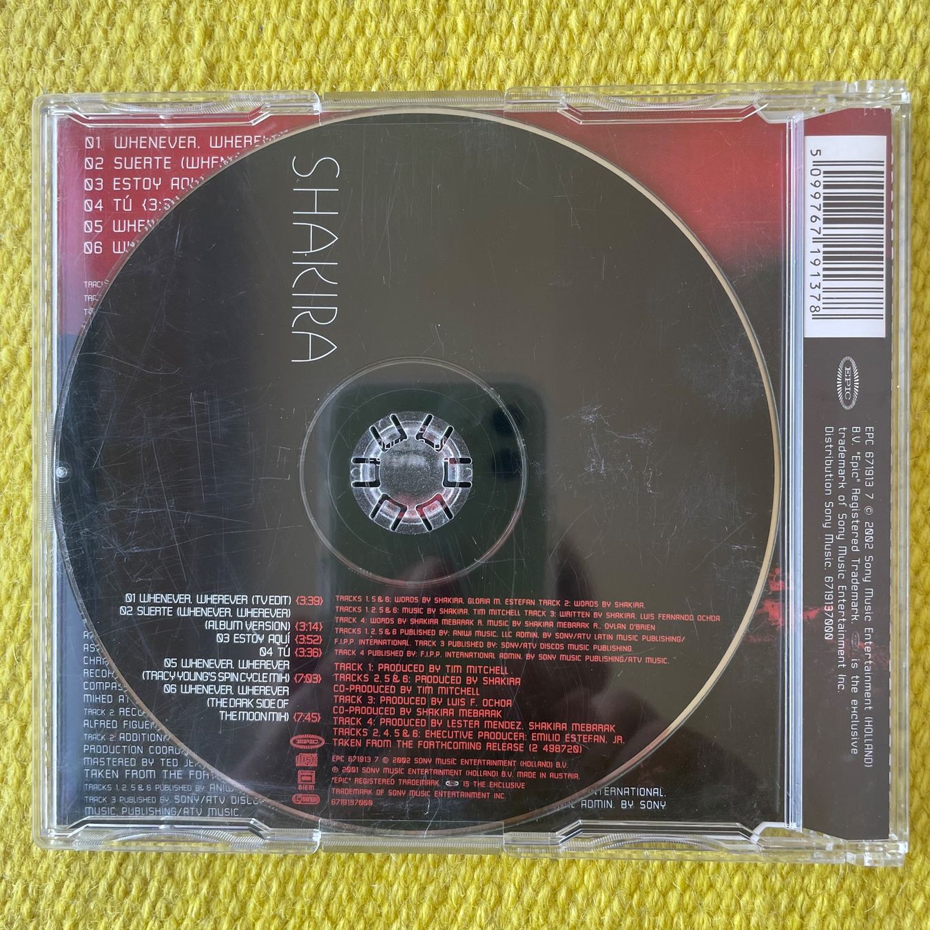CD: SHAKIRA-SINGLE SPECIAL EDITION WHENEVER WHEREVER – Usato da Rorschacherberg venduto da CD-Roli 1