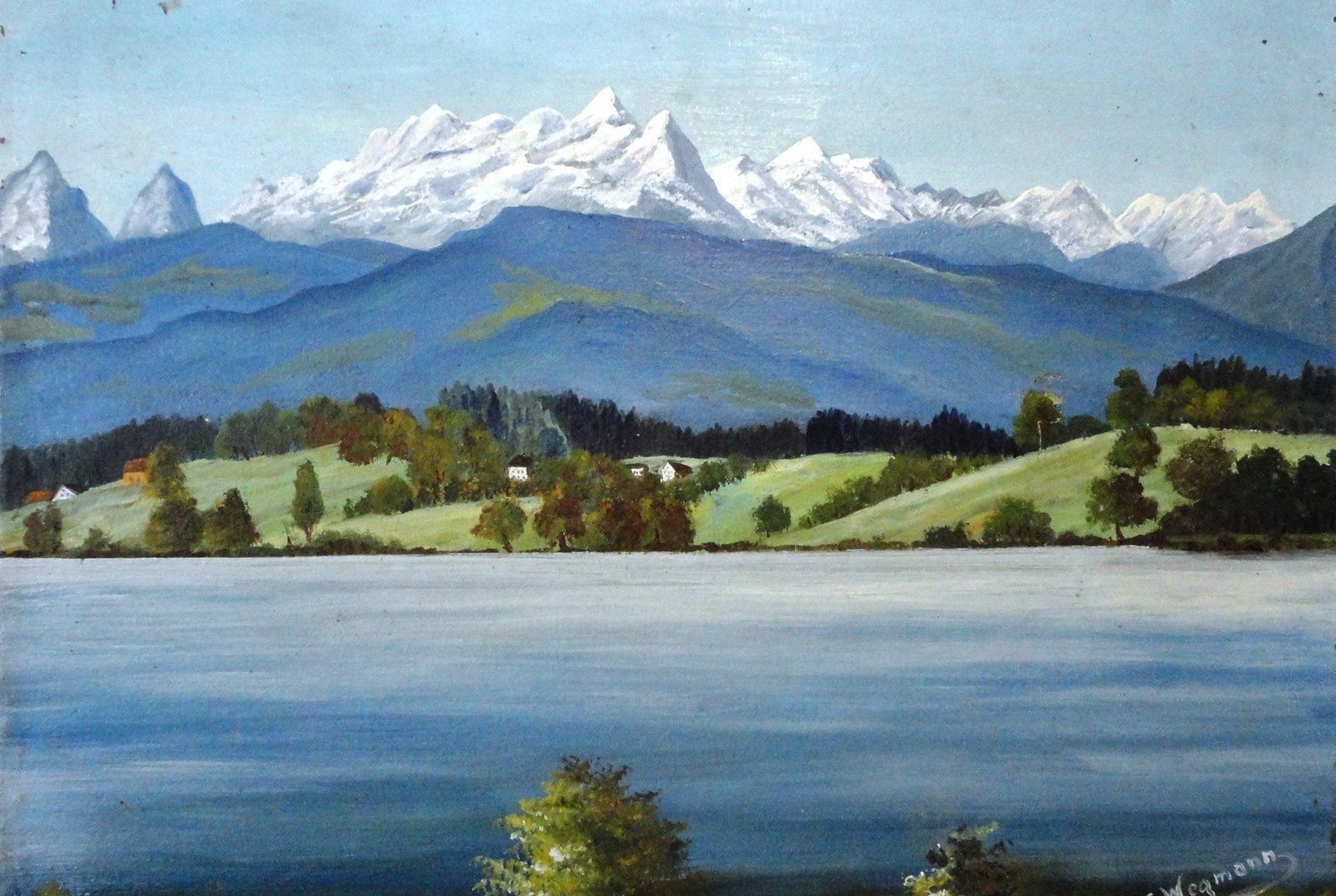 Dipinti: Öl auf Leinwand E.Wegmann – Usato da zurich venduto da ARTMYART 1