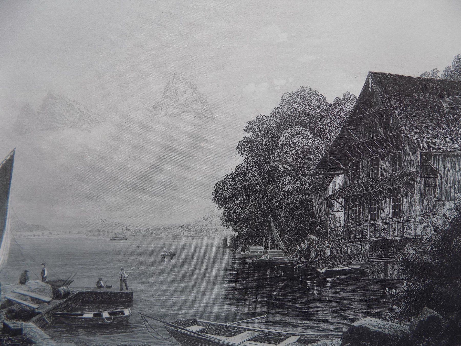 Gravures: Treib Seelisberg Vierwaldstättersee – D'occasion à Risch par Rischli15 1