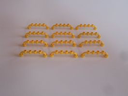 LEGO - 12 - GELBE - ABSPERRUNGEN - GELENDER - GATTER