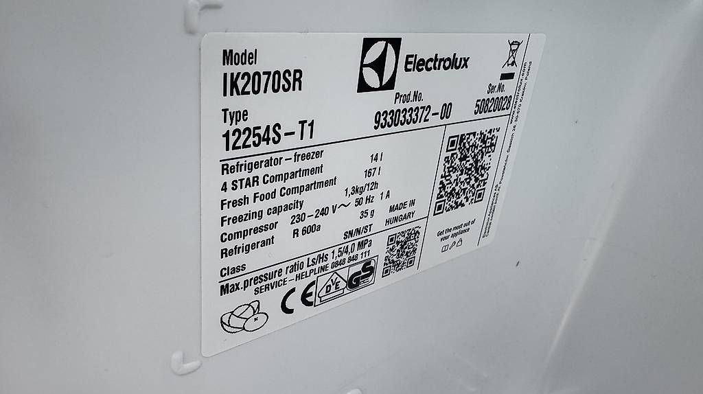 Electrolux Frigoriferi: Einbaukühlschrank Electrolux 122 cm – Usato da Künten venduto da buli76 2
