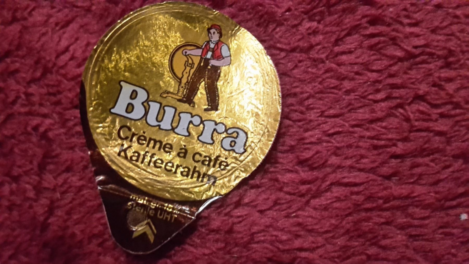 Kaffeerahmdeckel: 3 Burra Kaffeerahmdeckeli Gold – Gebraucht aus Schwarzenburg von Flamingo07 3