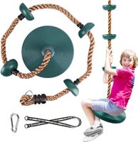 Tellerschaukel Kletterseil Plattform Outdoor Garten 200kg